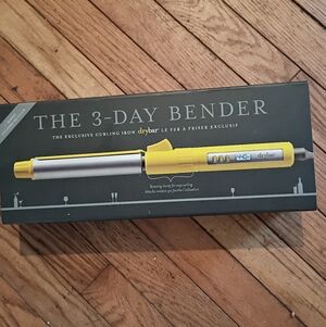 Drybar The 3-Day Bender Curling Iron - Yellow and Silver
